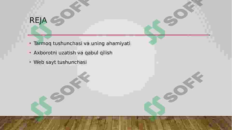 Tarmoq va uning ahamiyati 2