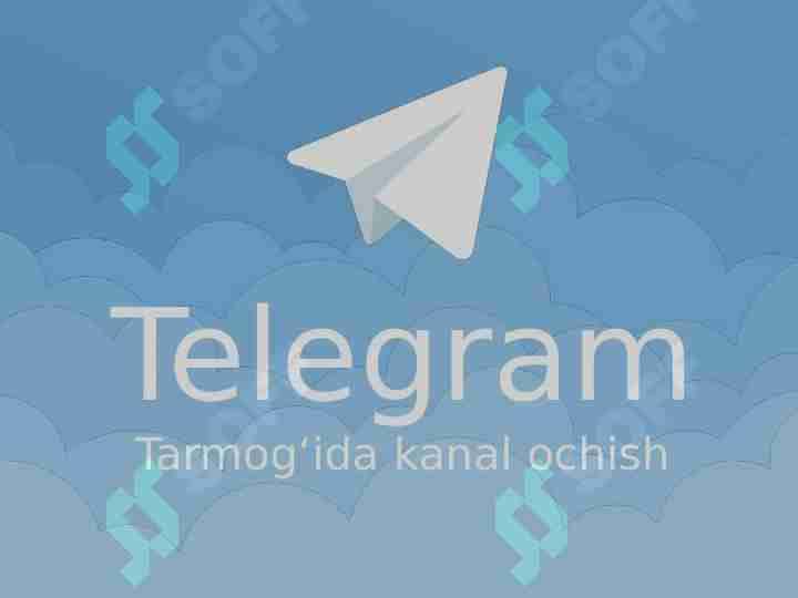 Telegram Tarmog‘ida kanal ochish 1