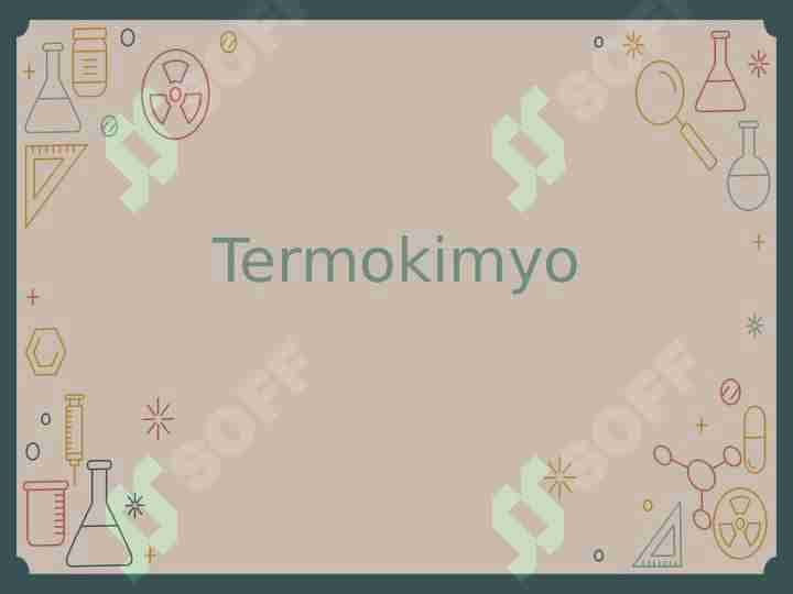 Termokimyo