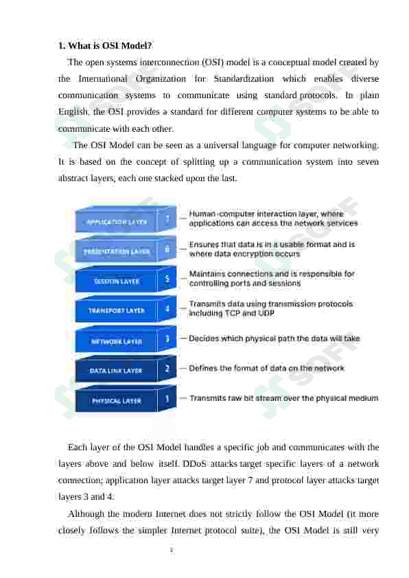 The OSI model 3