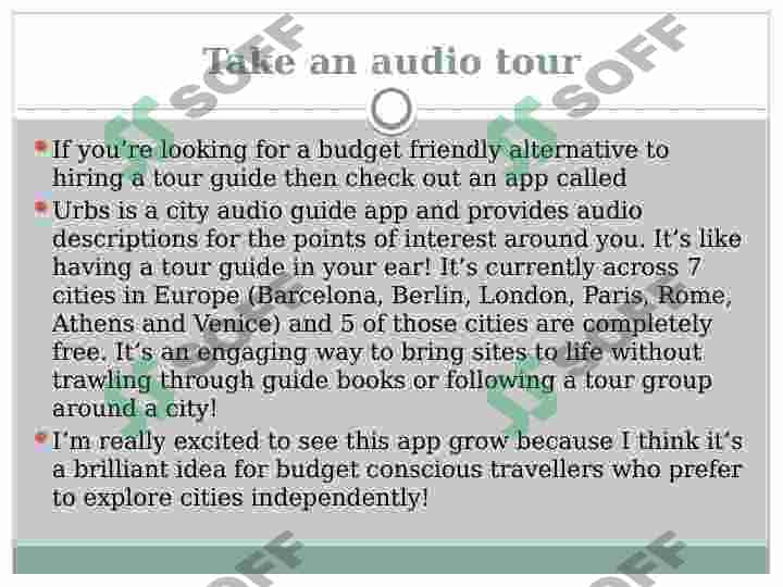 Things to do in the city 3