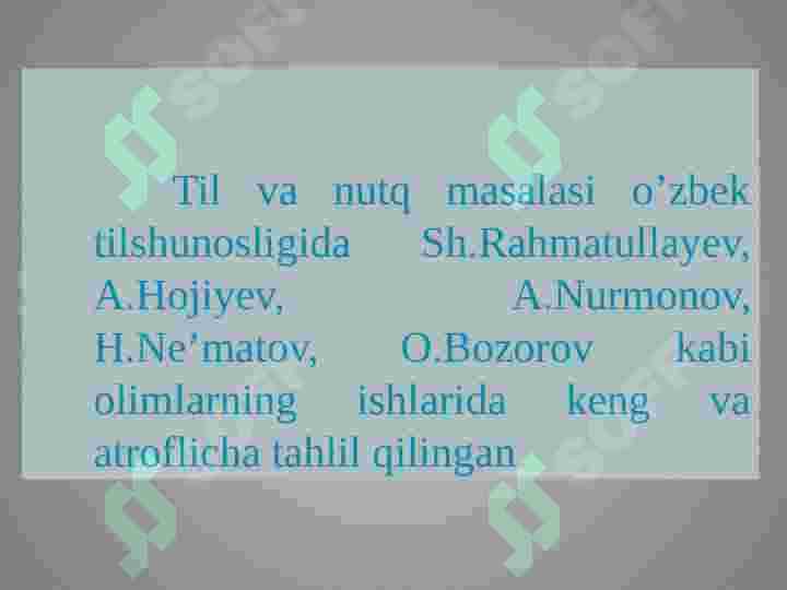 Til va nutq 6