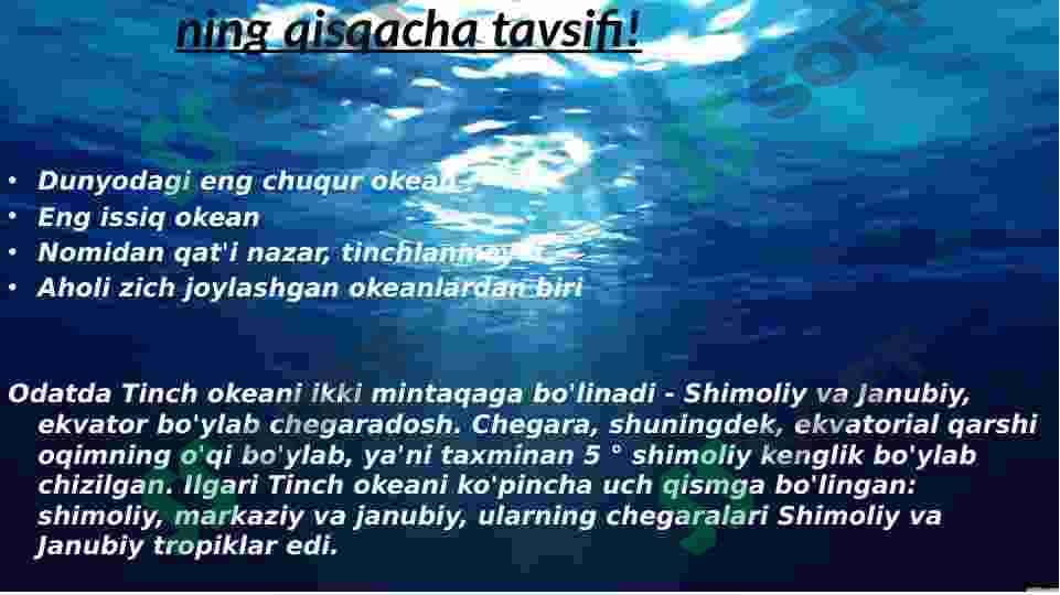 Tinch okeani 2