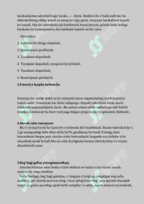 trening "emotsiyani boshqarish" 2