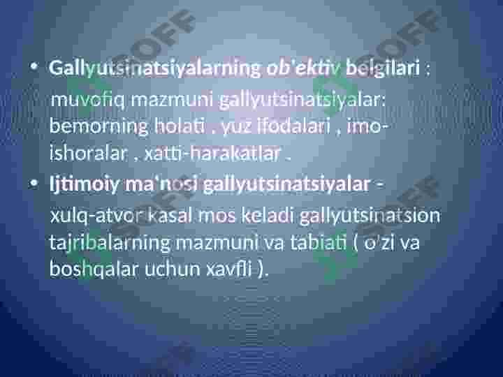 UMUMIY PSİXOPATOLOGIYA 5