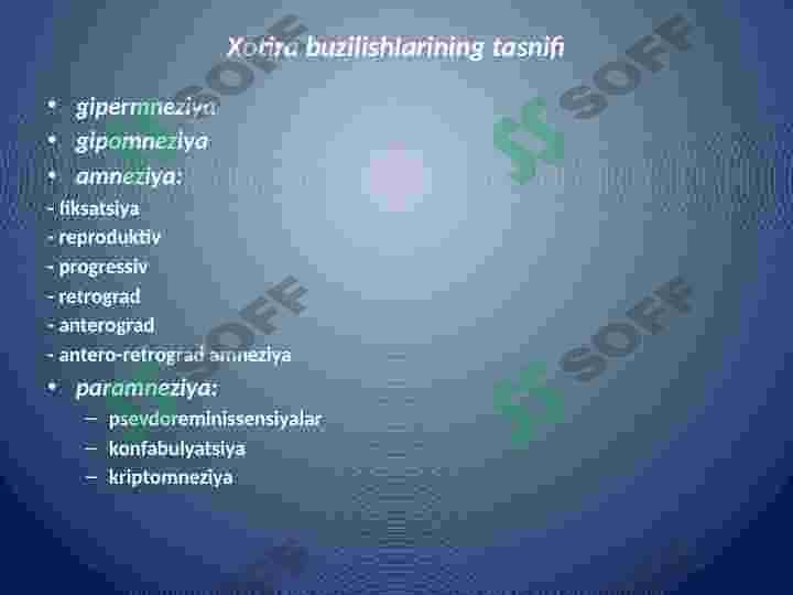 UMUMIY PSİXOPATOLOGIYA 8
