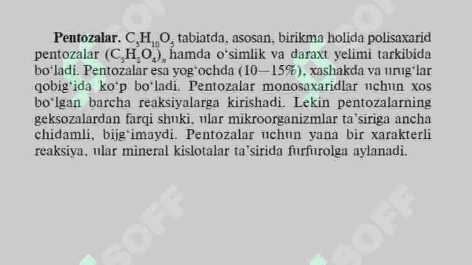 Uglevodlar. Monosaxaridlar 5