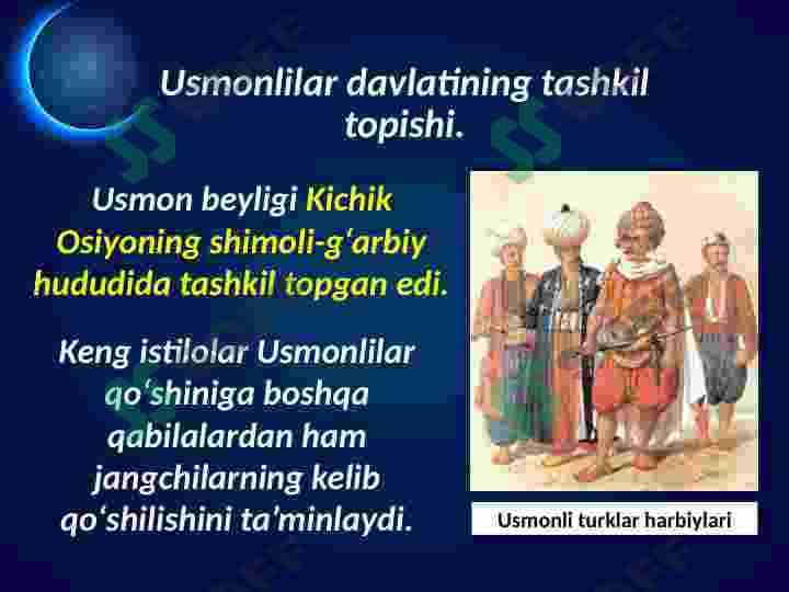 Usmonli turklar davlati | 7-sinf Jahon tarixi darsligi asosida 35-mavzu 2
