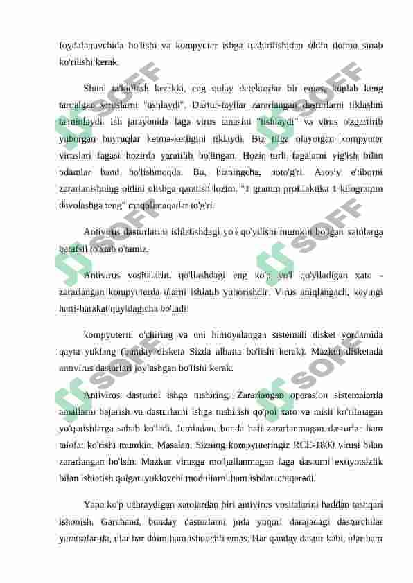Virusga qarshi dasturlar 6