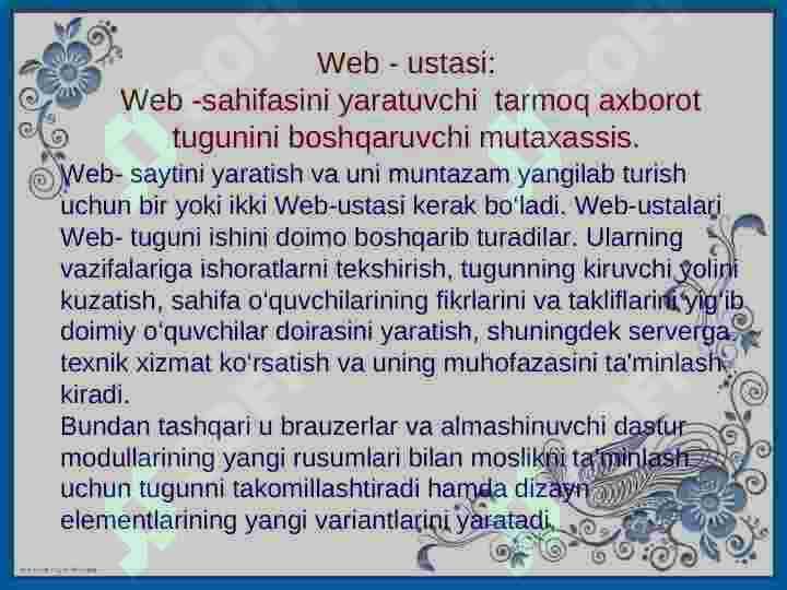 Web sahifalar yaratish 3