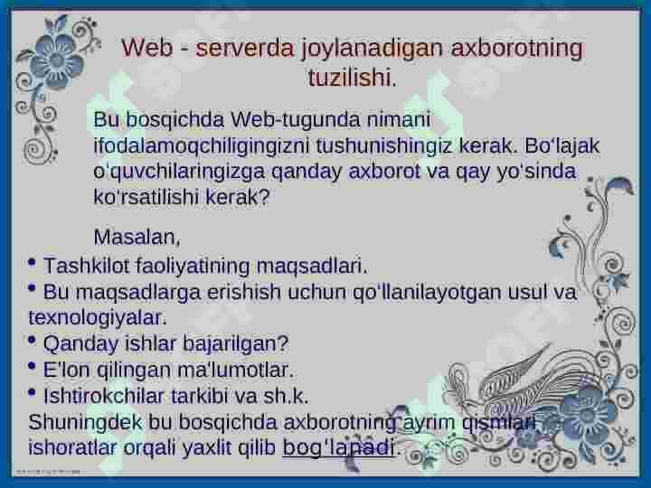 Web sahifalar yaratish 4
