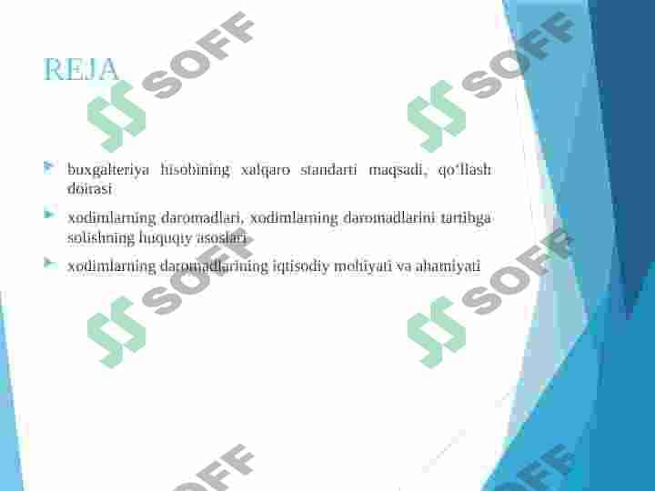 Xodimlarning daromadlari 2