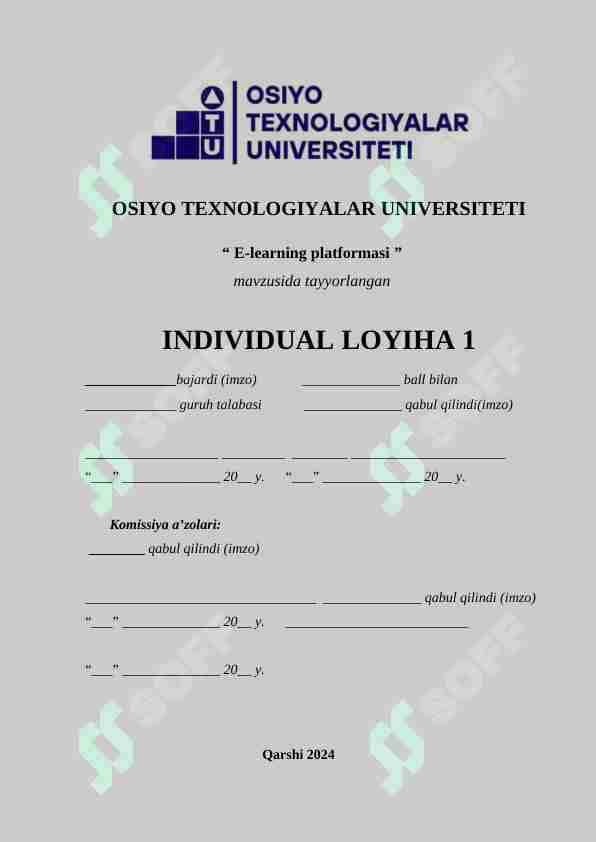 E-learning platformasi 1