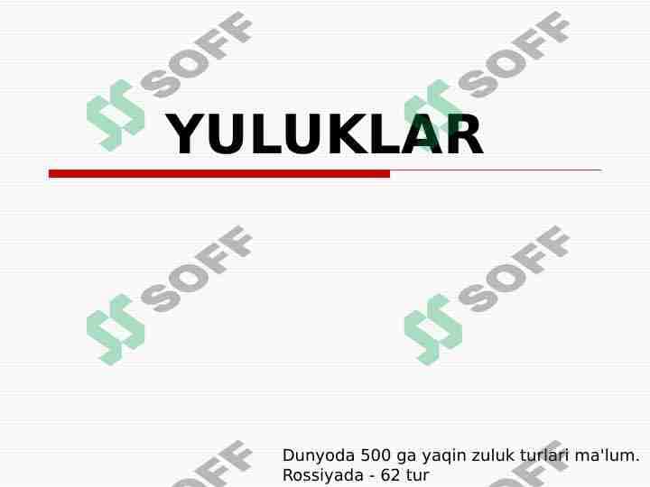 ZULUKLAR 1