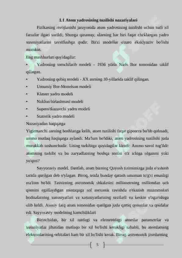 Yadro kuchlari 5