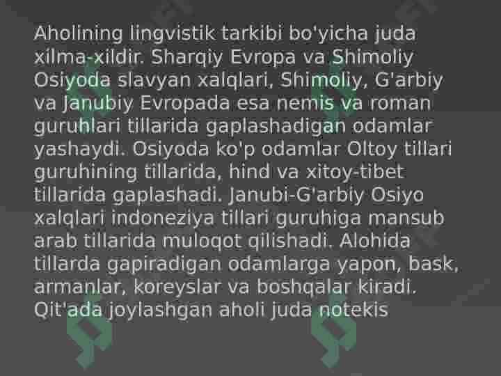 Yevrosiyo xaqlari 3