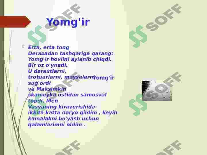 Yog'inlar 4