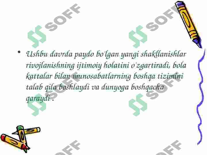 Yoshga bog'liq psixologiya 6