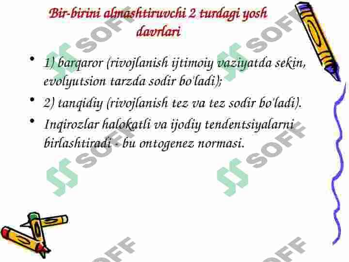 Yoshga bog'liq psixologiya 7