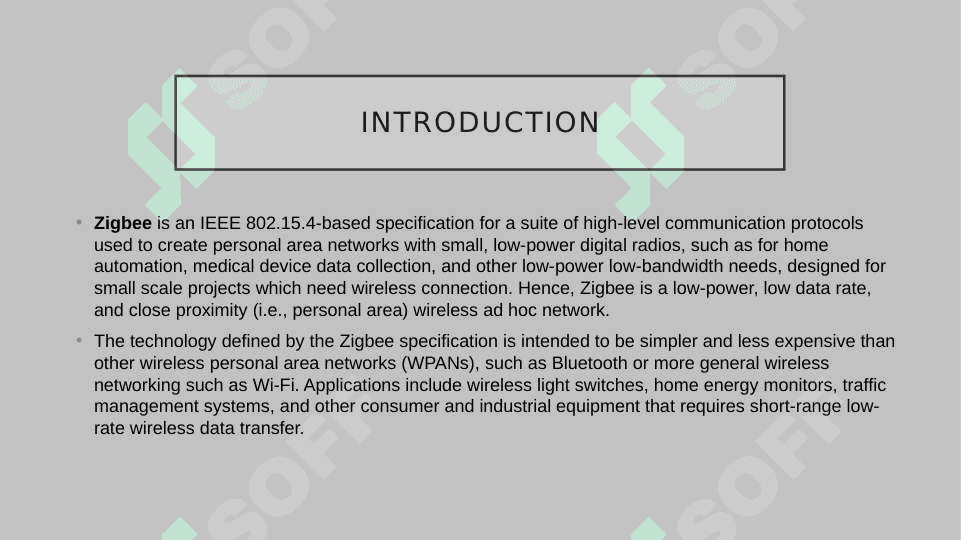 Zigbee technology 2