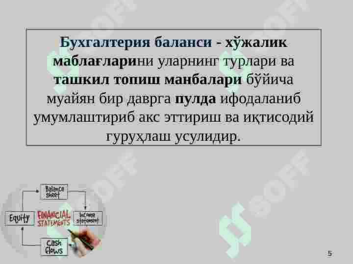Biznesda buxgalteriya balansi 5