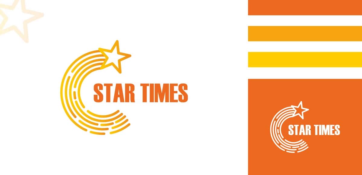 Star Times logotipi dizayni | Star times logo design 1