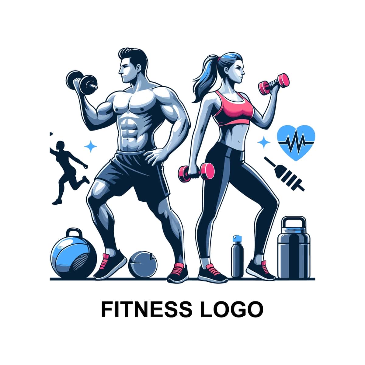 Erkak ayol gantellar bilan mashq bajaradi | Man woman doing exercises with dumbbells 1