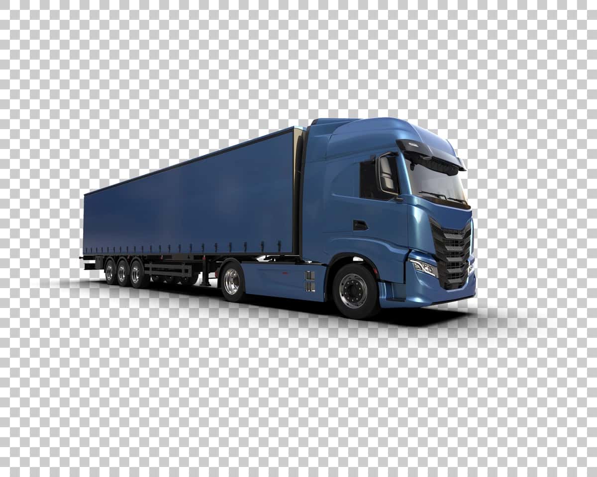 Yuk yuk mashinasi izolyatsiya qilingan fonda 3D renderlash illyustratsiyasi | Cargo truck isolated background 3d rendering illustration 1
