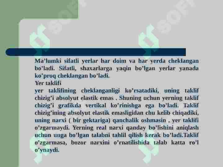 Agrar siyosati oziq-ovqat ta’minoti va xavfsizligi muammolari 3