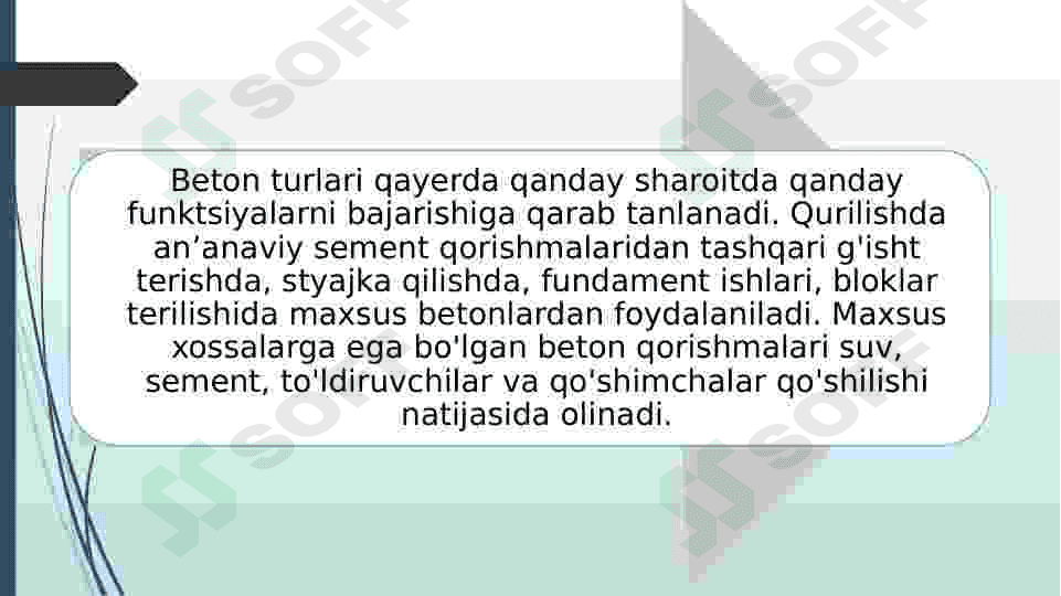 Agressiv, kimyoviy va biologik  xossalariga chidamli bo’lgan monolit va yig’ma temir beton konstruksiyalari 3