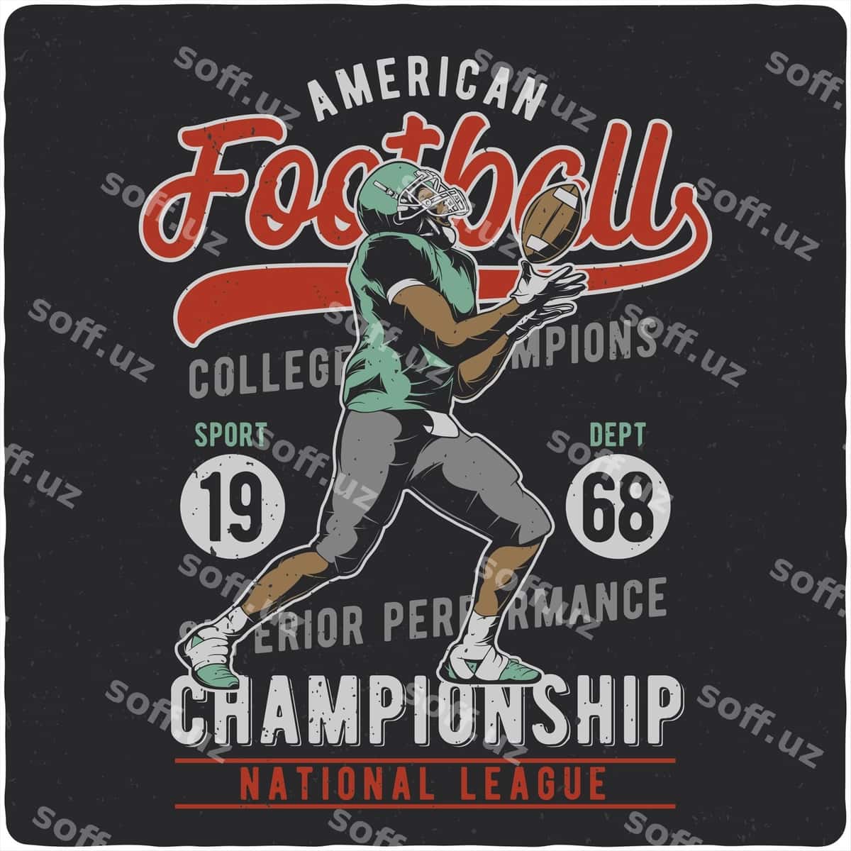 Amerikalik futbol o'yinchi | American football player 1