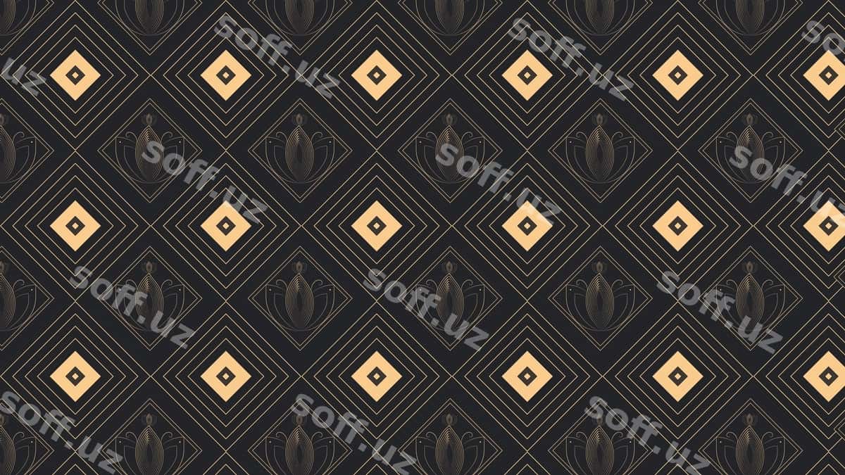 Art-deko naqshi | Art deco pattern 1