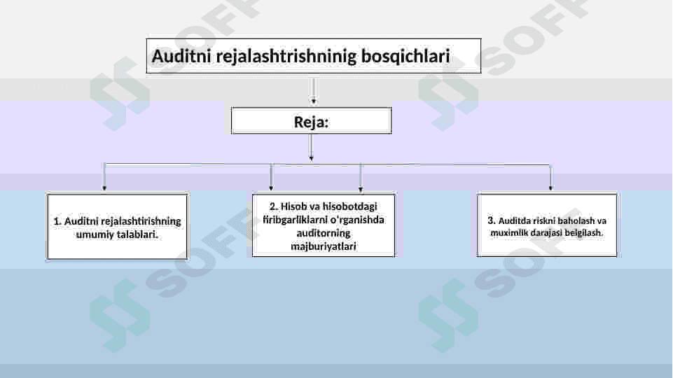 Auditni rejalashtrishninig bosqichlari 5