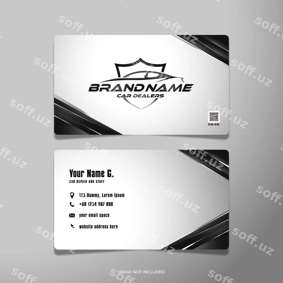 Avtomobil biznes kartasi | Automotive business card 1