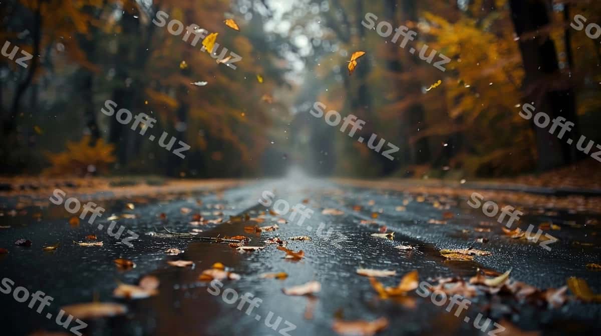 Guruchlik yo'l | Autumn road 1