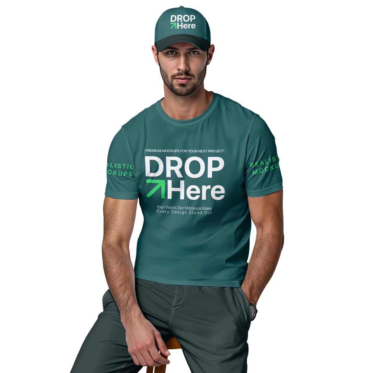 Erkaklar 039 s futbolka maketi | Men 039 s t shirt mockup 1