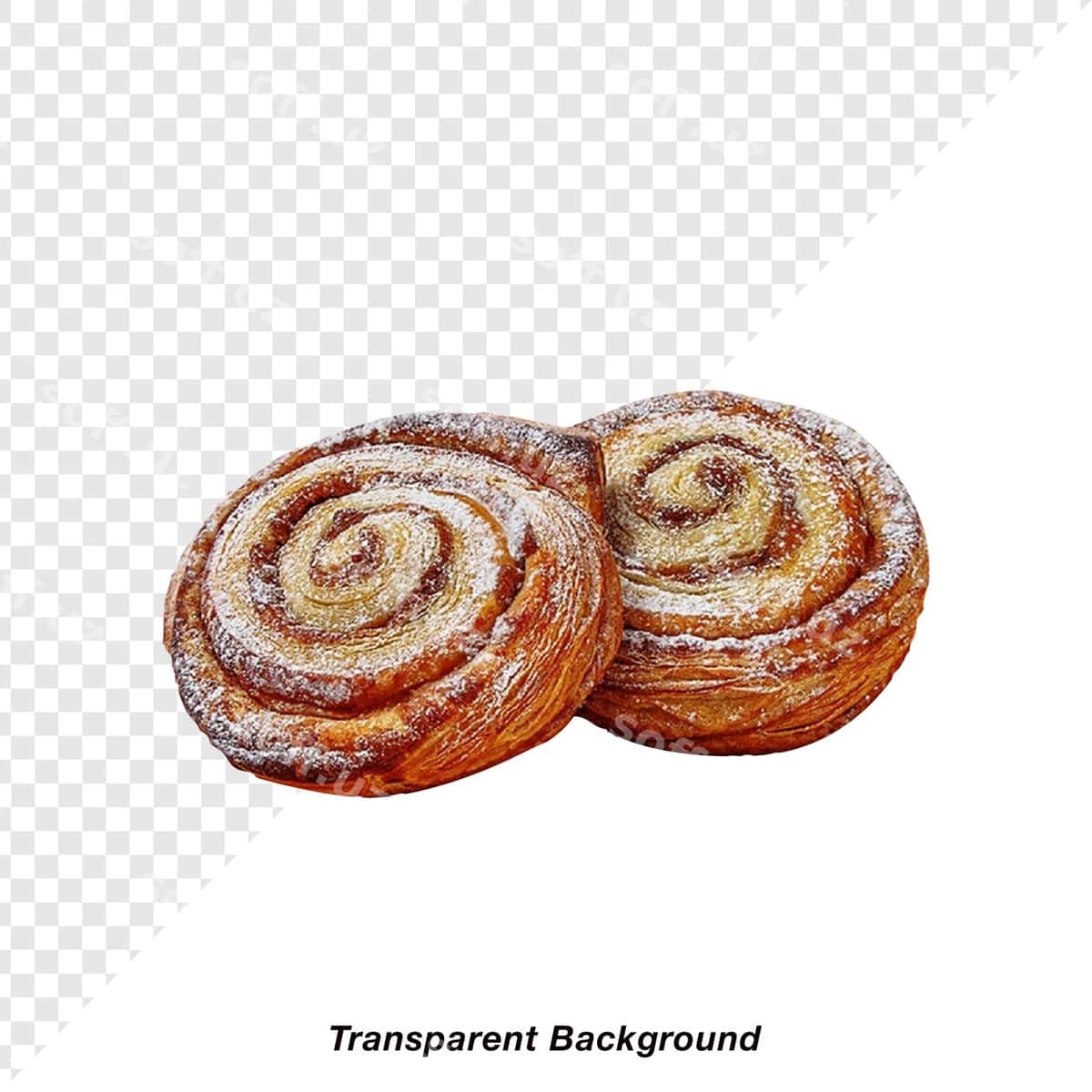 Pekarlik ovqati shaffof orqa fonda | Bakery food with transparent background 1