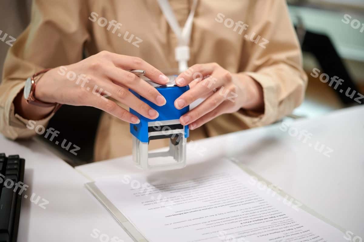 Bank menejeri hujjatni yopish | Bank manager sealing document 1