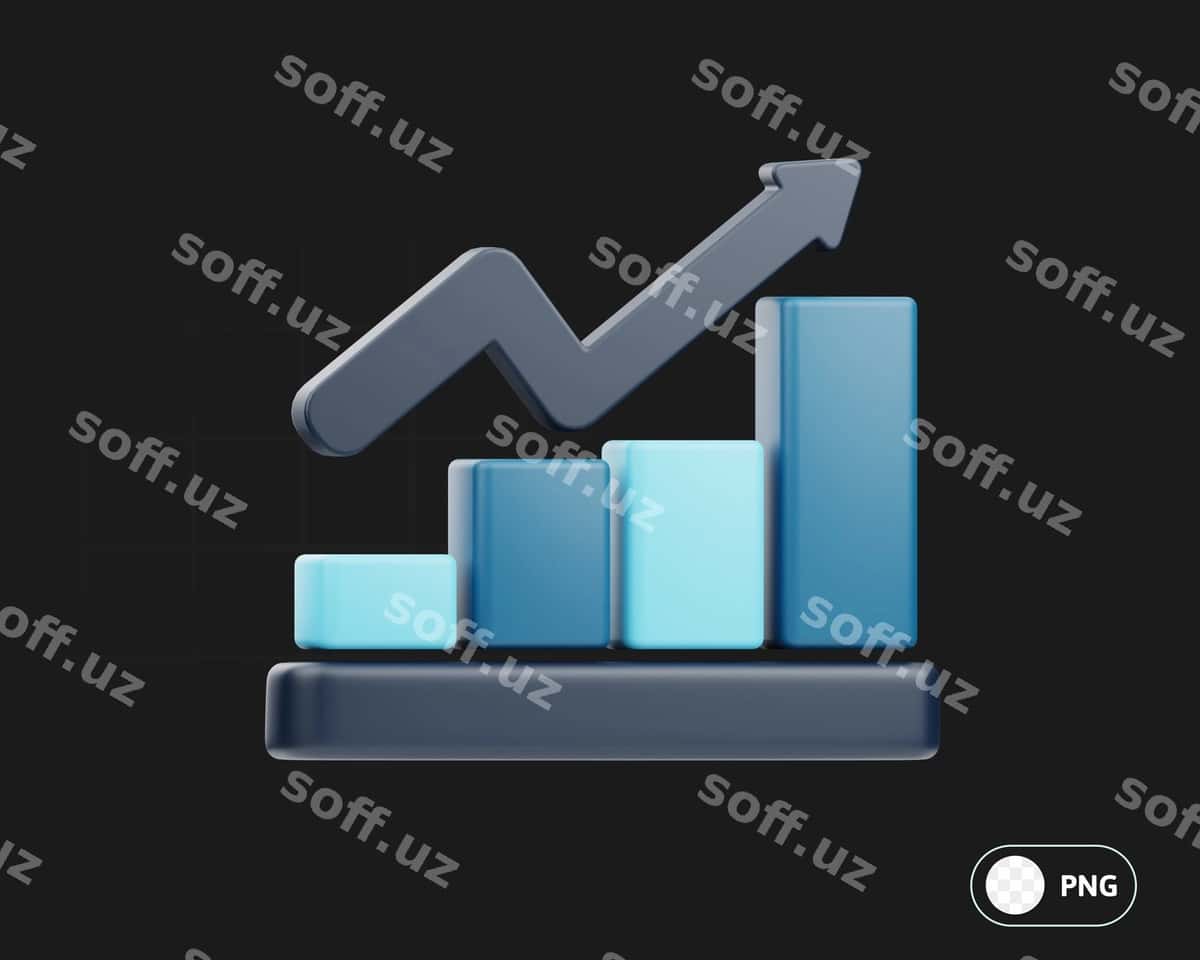 Stolbchotma diagramma illustratsiyasi | Bar graph illustration 1