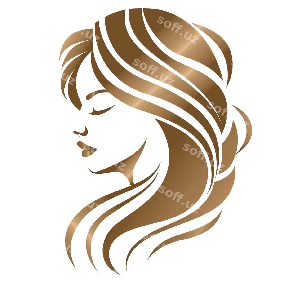Go'zal gozallik saloni logotip ikonka | Beautiful beauty salon logo icon 1