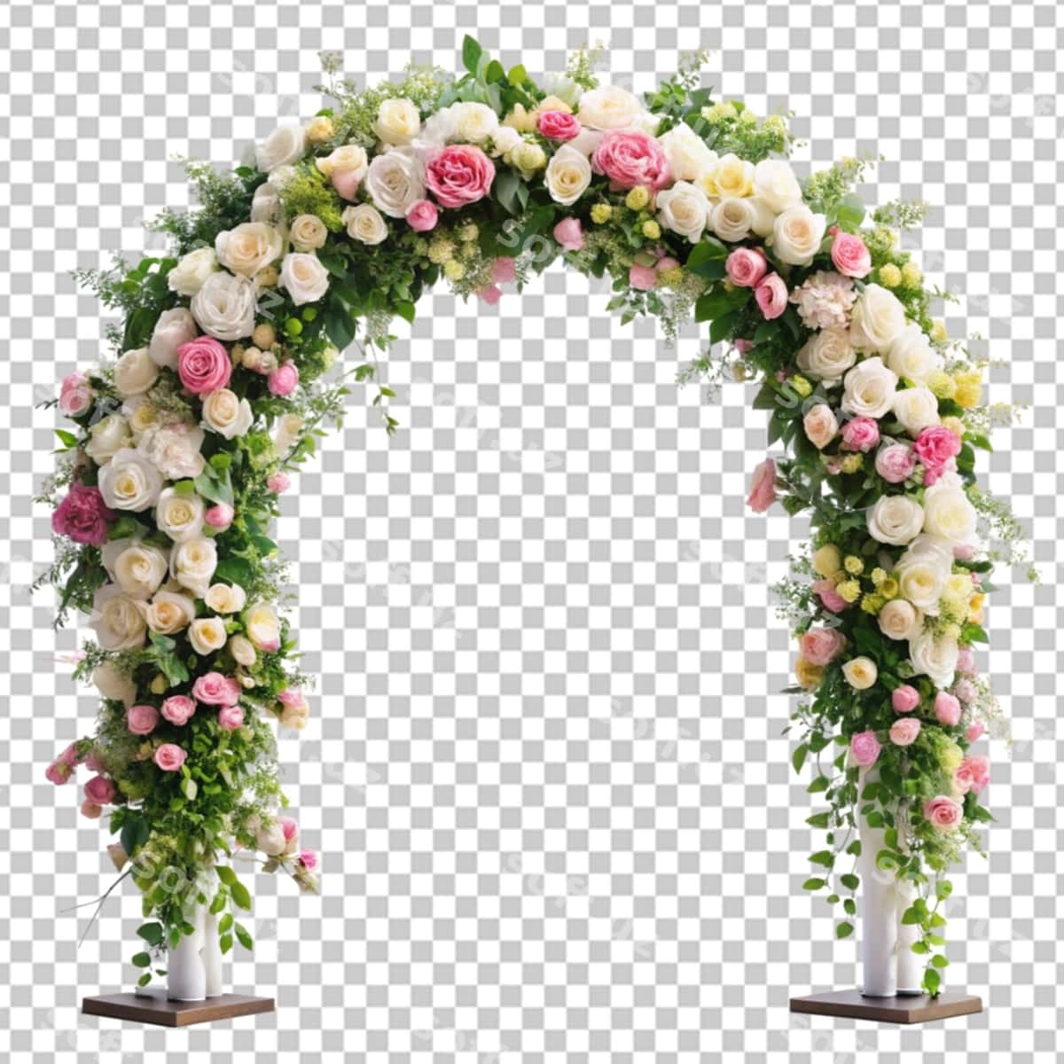 Go'zal to'y gul arch png | Beautiful wedding flower arch png 1