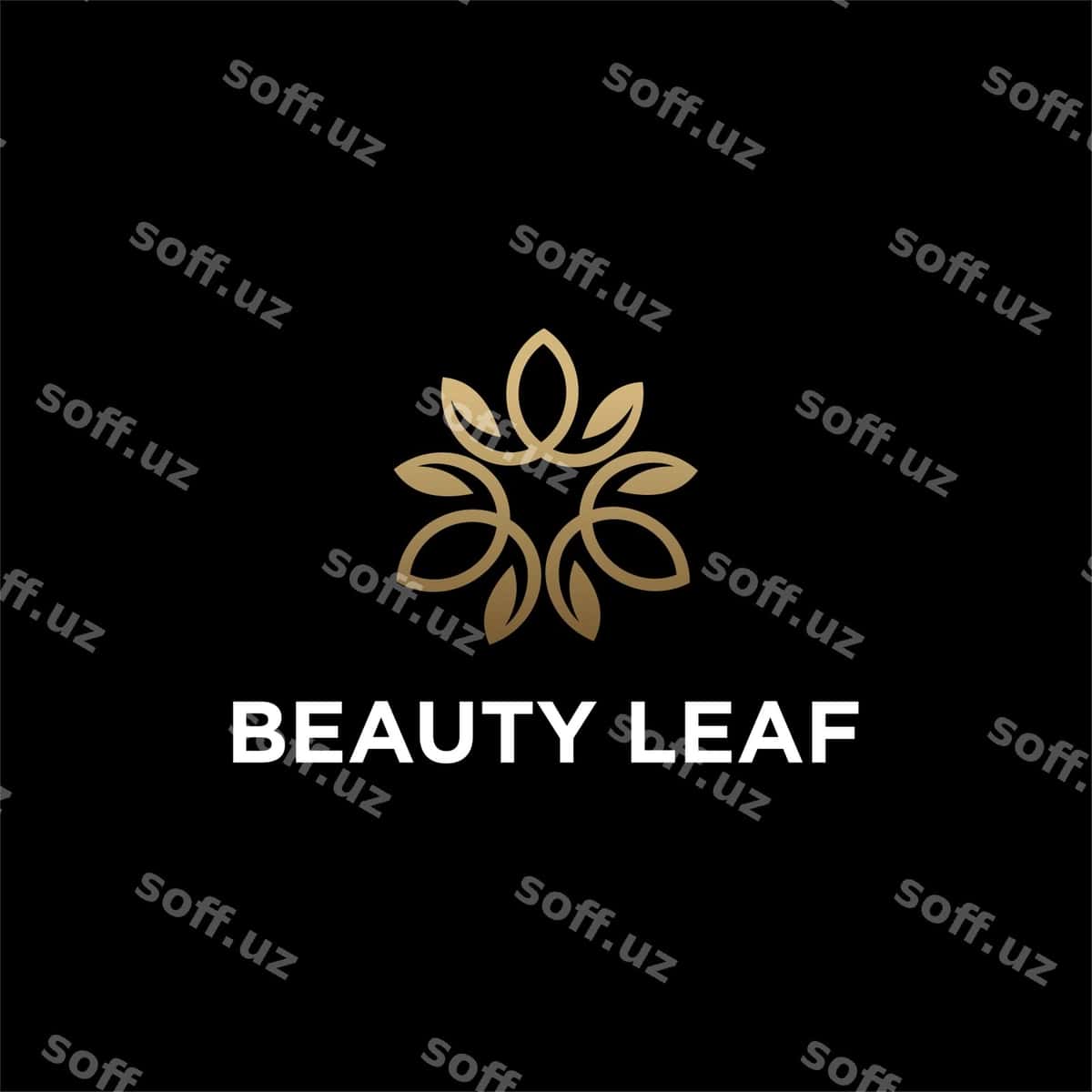 Go'zal barg logotipi | Beauty leaf logo 1