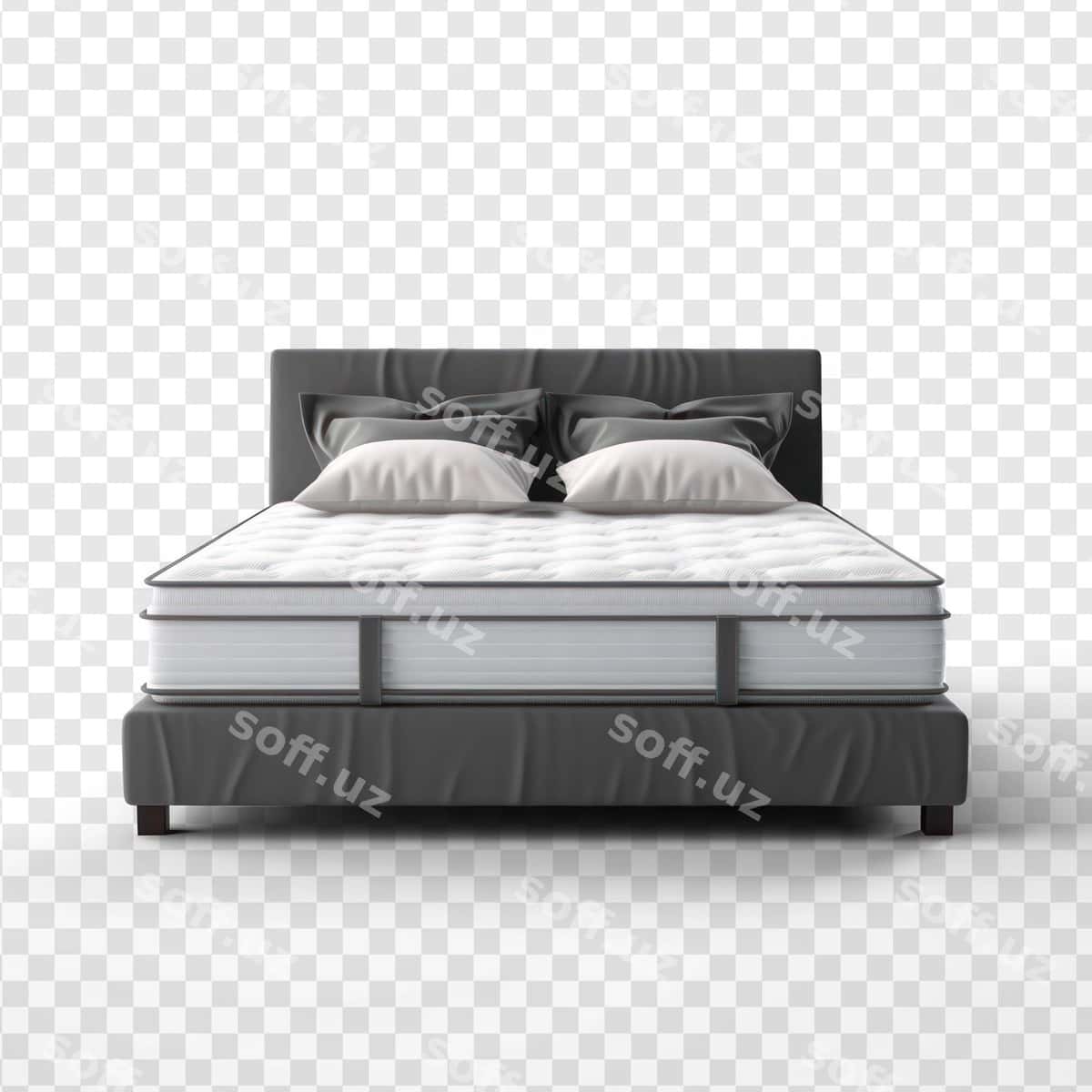 Yotoq shaffoflik fon Psd | Bed transparency background psd 1