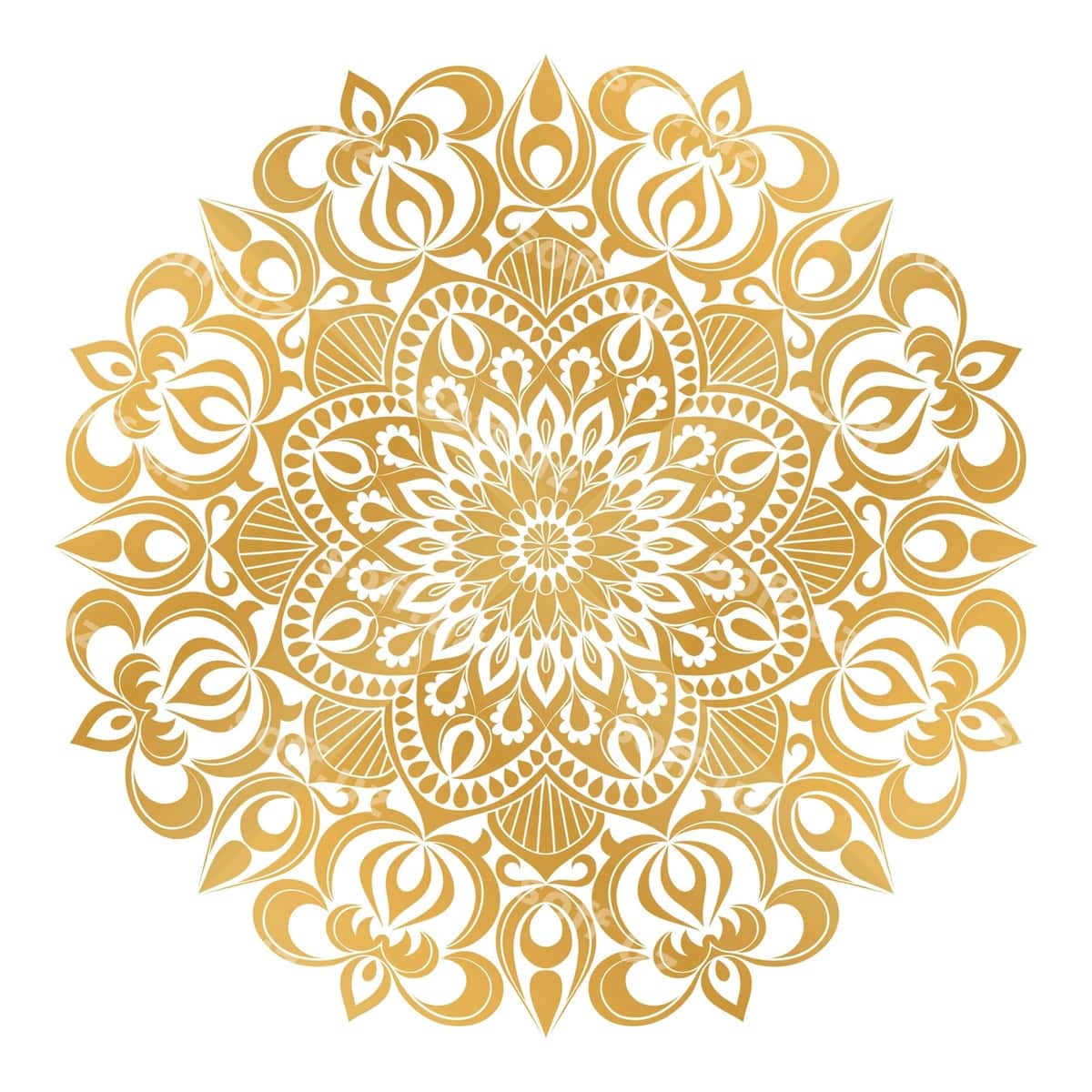 Bej mandala bezaklari | Beige mandala ornament 1