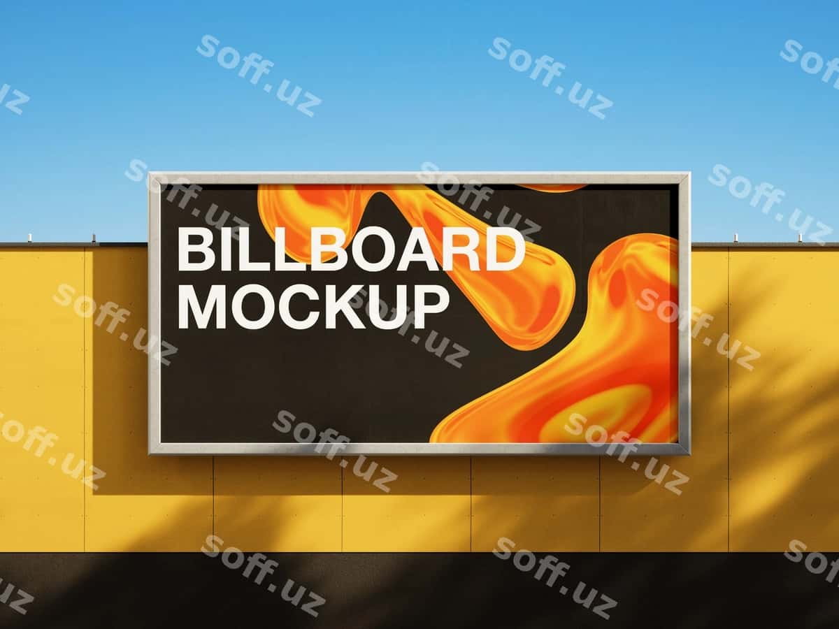 Billboard mockup | Billboard mockup 1