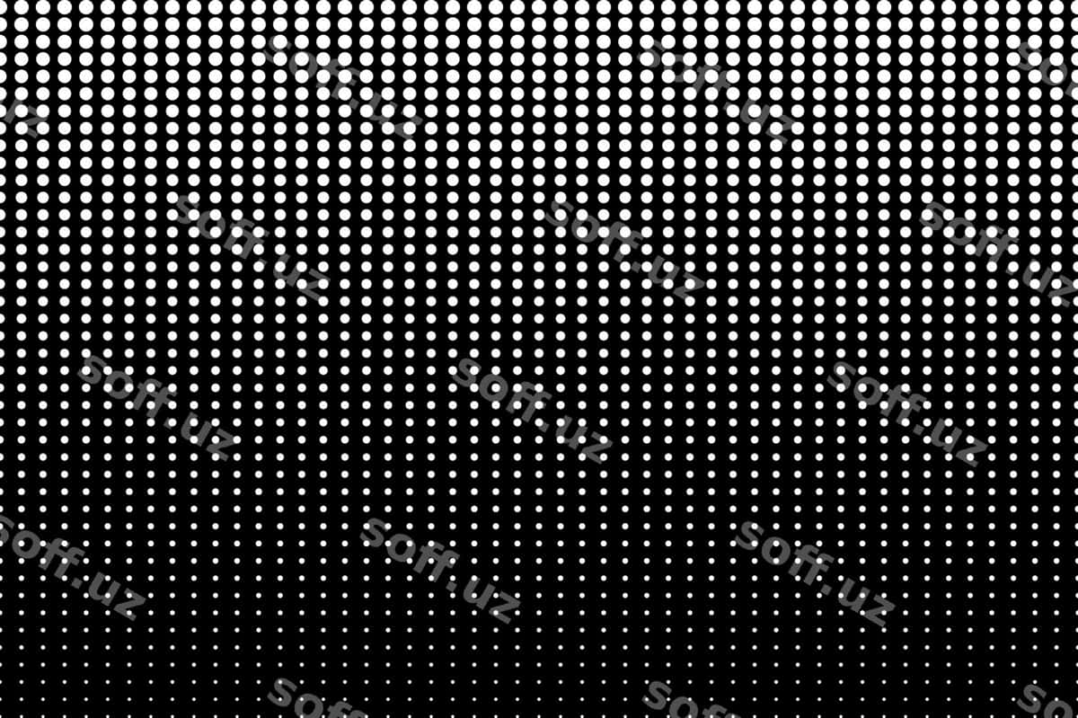 Qora fonda shablon nuqtalari | Black background with pattern dots 1