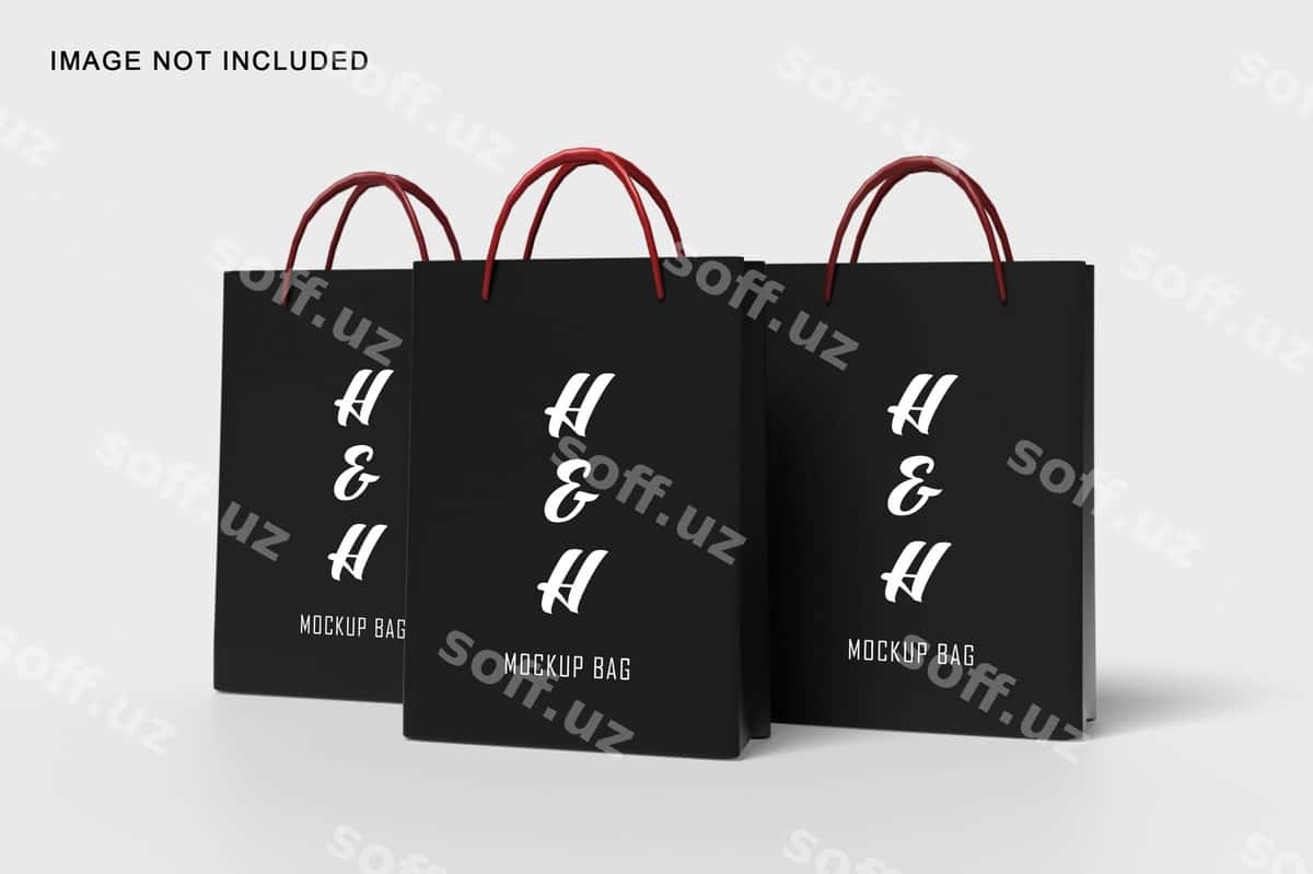 Qora bag shopping mall | Black bag shoping mall 1