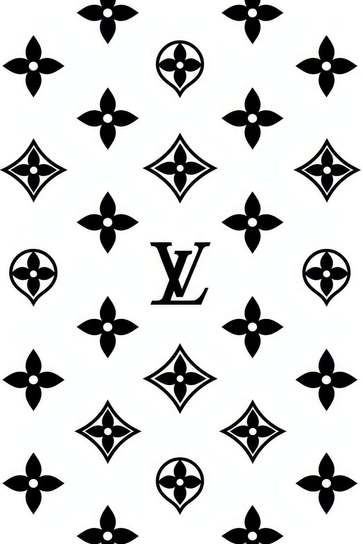 “V” yozuvi yozilgan qora oq devor | Black white wall with design that says v 1