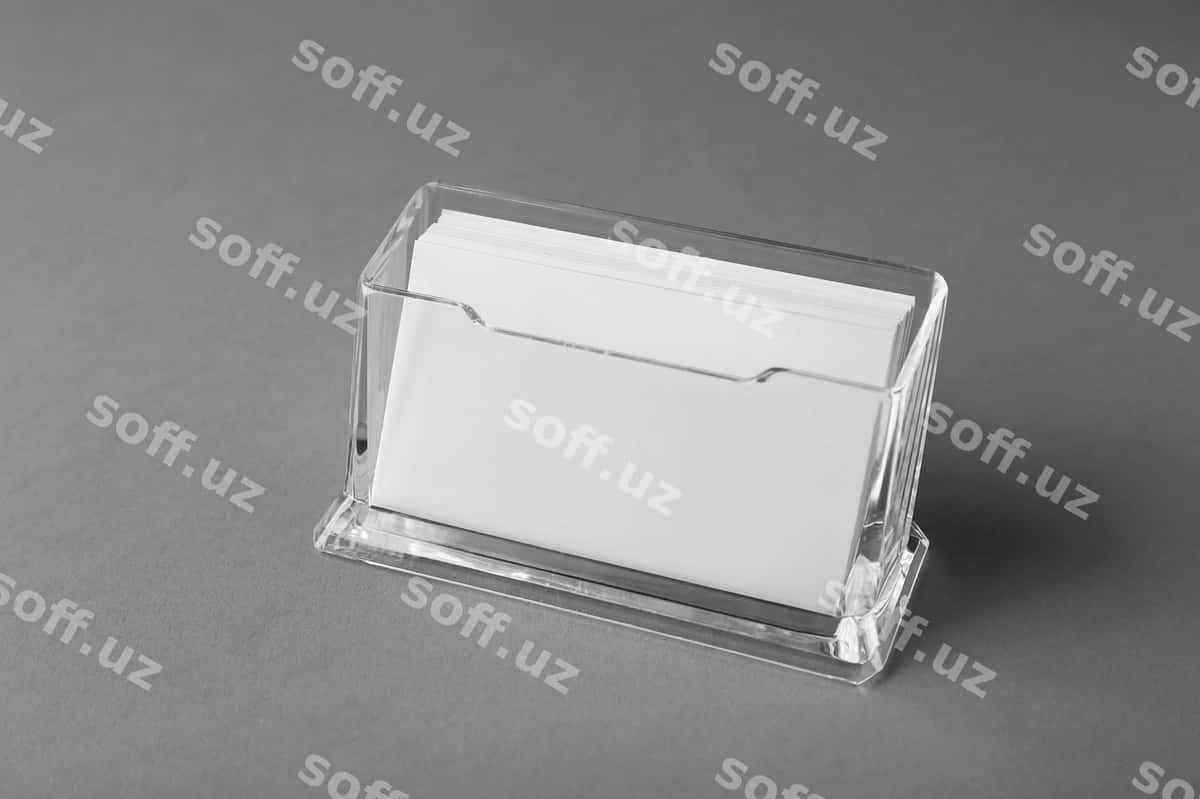 Boshqacha biznes kartalari, kulrang fon | Blank business cards grey background 1