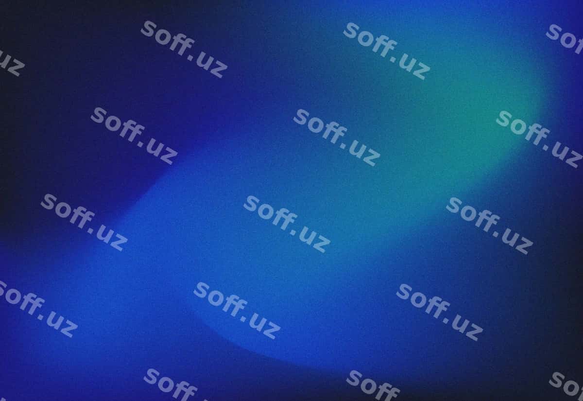 Ko'k orqa fon yashil ko'k yorqinlik bilan | Blue background with green blue light 1
